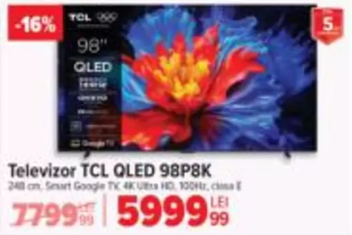 Televizor QLED 98P8K