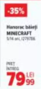 Minecraft - Hanorac băieți MINECRAFT 5/14 ani, 1279786
