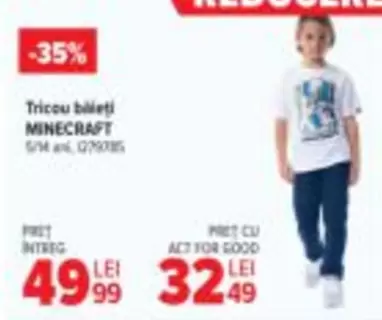 Minecraft - Tricou băieți MINECRAFT S/M art. Q79395