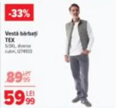 Vestă bărbați TEX (1274033)