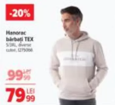 Hanorac bărbați TEX S/3XL, diverse culori, 1275068