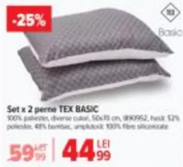 Up - Set x 2 perne TEX