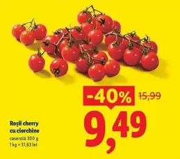 Roșii cherry cu ciorchine