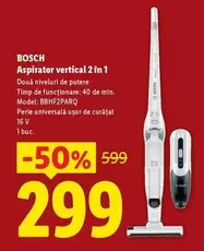 Bosch - Aspirator vertical 2 in 1 BBHF2PARQ