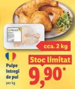 Pulpe intregi de pui