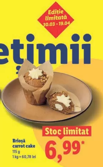 Briochă carrot cake