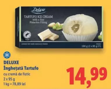 Tartufo Ice Cream with a fine Pistachio Filling