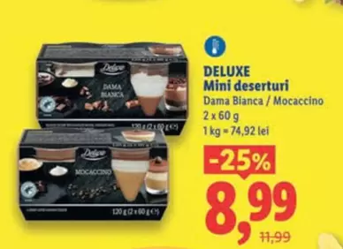 Mini deserturi Dama Blanca / Mocaccino