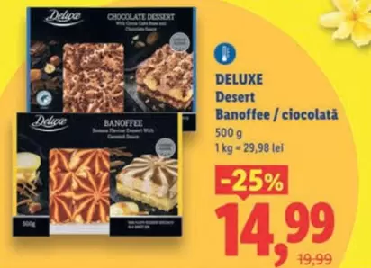 Dessert Banoffee / ciocolată