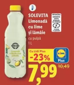 Limonadă cu lime și lămâie cu pulpă
