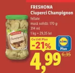 Ciuperci Champignon feliate