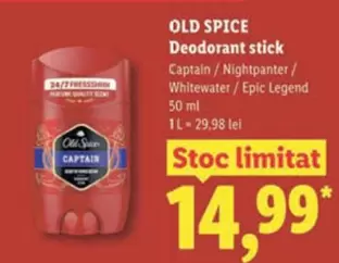 Deodorant stick Captain / Nightpanter / Whitewater / Epic Legend