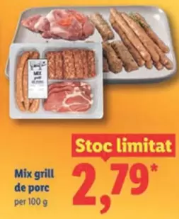 Mix grill de porc