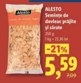 Semințe de dovleac prăjite și sărate