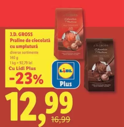 Praline de ciocolată cu umplutură