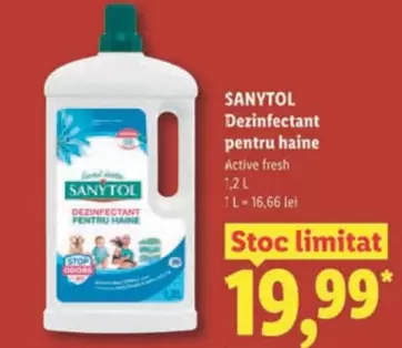 Dezinfectant pentru haine