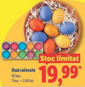 Ouă colorate