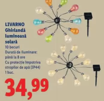 Ghirlandă luminoasă solară