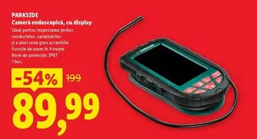 Cameră endoscopica, cu display