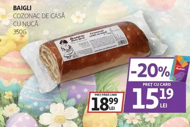 Auchan - COZONAC DE CASĂ CU NUCĂ
