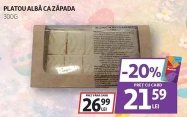 PLATOU ALBĂ CA ZĂPADĂ