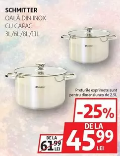 Schmitter - Oală din inox cu capac