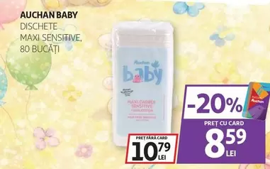 Auchan - DISCHETE MAXI SENSITIVE