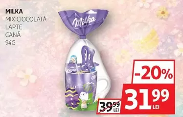 Milka - MIX CIOCIOALATĂ LAPTE CANĂ