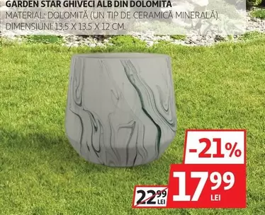 Alb - GHIVECHI ALB DIN DOLOMITA