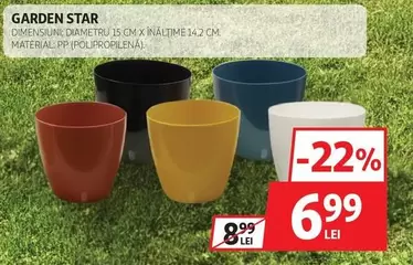 GARDEN STAR planters