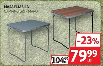 MASĂ PLIABILĂ CAMPING