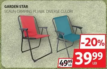 SCAUN CAMPING PLIABIL