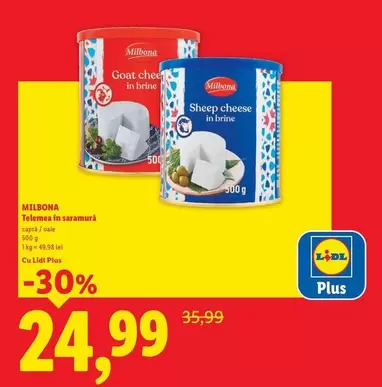 Goat cheese in brine, Sheep cheese in brine