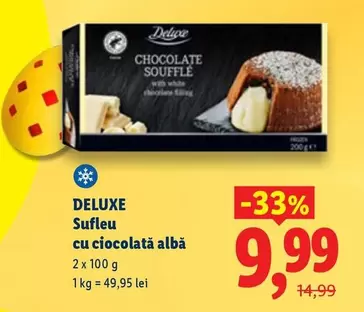 Sufleu cu ciocolată albă