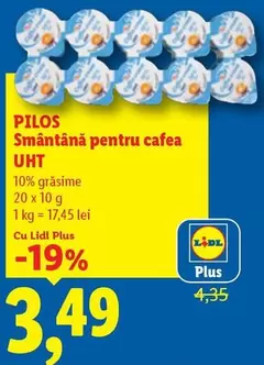 Smântână pentru cafea UHT