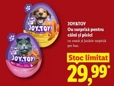 Ou surprindă pentru câini și pisici