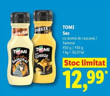 Sos cu aromă de cașcaval / Samurai