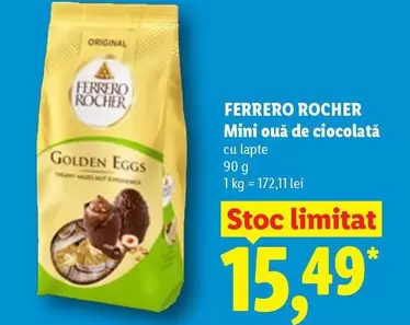 Ferrero Rocher - Mini ouă de ciocolată