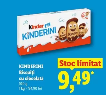 Kinder - Biscuți cu ciocolată