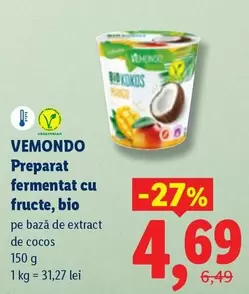 Preparat fermentat cu fructe, bio