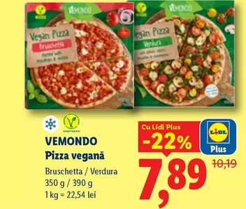 Pizza vegană