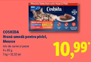 Hrana umeda pentru pisici, Mousse