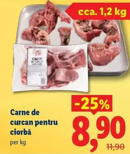 Carne de curcan pentru ciorbă
