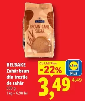 Zahăr brun din trestie de zahăr