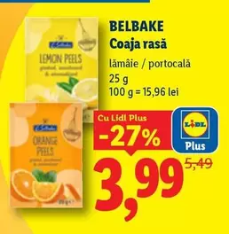 Coaja rasă lămâie / portocală