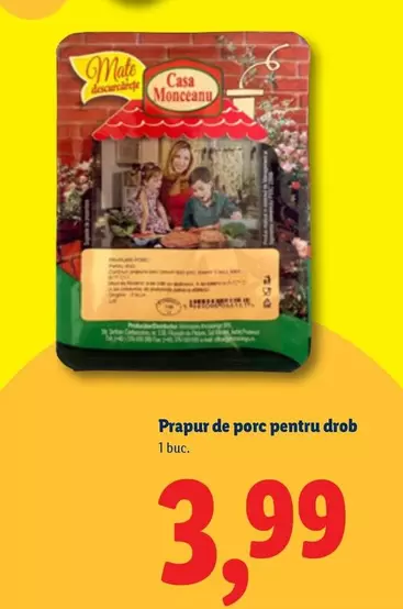 Prapur de porc pentru drob