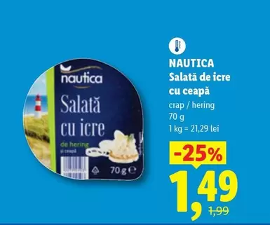 Salată de icre cu ceapă