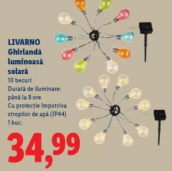 Ghirlândă luminoasă solară