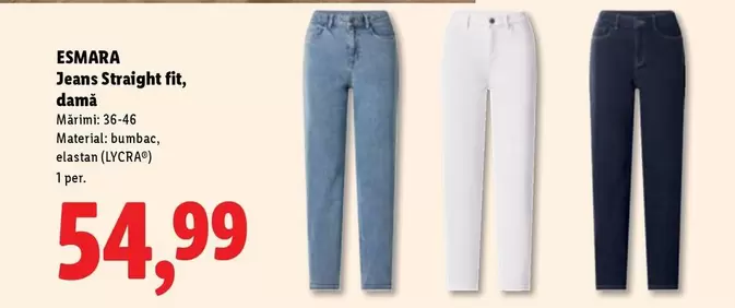 Jeans Straight fit, damă