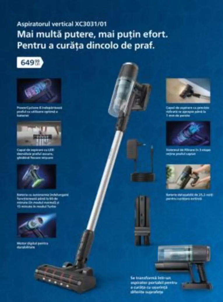 Vertical - Aspiratorul vertical XC3031/01